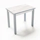 Стіл обідній розкладний Ажур 90х60 Сірий/Аляска Fusion furniture - зображення 1