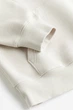 Худи с начесом для мужчины H&M Oversized Fit 1099512-013 L молочный - изображение 4