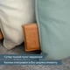 Масажна подушка Beurer для плечей, шиї, спини, ніг, літій- іонний акум., змінний чохол, сірий (MG_139_MINT) - зображення 6