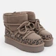 Женские угги низкие с мехом Allshoes 188072 39 25 см Коричневые (ROZ6501054385) - изображение 2