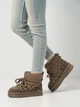 Женские угги низкие с мехом Allshoes 188072 39 25 см Коричневые (ROZ6501054385) - изображение 8