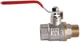 Кран шаровой прямой SOLOMON 1/2" ЗВ КР PN40 B1002 - изображение 2
