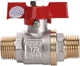 Кран шаровой прямой SOLOMON 1/2" ЗЗ КБ PN40 B1420 - изображение 2
