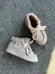 Женские зимние ботинки ShoesBand Бежевые натуральная замша 37 (24 см) (S74021-2з) - изображение 7