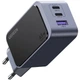 Зарядное устройство Ugreen X553 65W 2xType-C 1xUSB Gan Nexode Fast Charger Grey (35042) - изображение 2