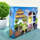 Термомозаика 40057 (24/2) "4FUN Game Club", "Транспорт", 3D-фигурки, 4000 бусин, 3 основания, в коробке - изображение 1