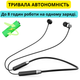 Беспроводные спортивные наушники Bluetooth с микрофоном вакуумные блютуз на шею для бега XO Sport - изображение 5