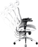 Fotel biurowy ergonomiczny Diablo Chairs V-Basic White-Grey (5902560334579) - obraz 4