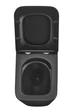 Унітаз підвісний MIXXUS PREMIUM QUADRO-0301-T3 BLACK 490х340х360mm система змиву TORNADO 3.0 (MP6587) - зображення 12