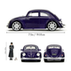 Model metalowy Jada Wednesday Volkswagen Beetle 1:24 (253255076) (4006333088391) - obraz 15