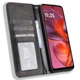 Чехол-книжка Deexe Retro Style для Motorola Moto G05 / Moto E15 - Black - изображение 2