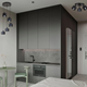 Потолочная люстра с 3 плафонами в стиле лофт "Loft Trio Light" (52-X187F2-3 BK (300)) - изображение 3