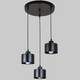 Чёрная люстра в стиле лофт "Loft Light" (52-187F-3 BK (300)) - изображение 1