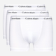 Zestaw majtek męskich typu bokserki bawełnianych Calvin Klein Underwear 0000U2662G-100 S 3 szt Biały (5051145189209) - obraz 1