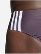 Плавки-сліпи чоловічі adidas 3Stripes Trunk IU1877 56 Фіолетові (4067887326858) - зображення 6