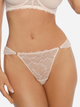 Majtki bikini damskie koronkowe Esotiq 41448-08X L Beżowe (5903972263563) - obraz 1