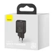 Мережевий зарядний пристрій Baseus 20W Super Si QC PD3.0 20W Type-C 3A Чорний - изображение 10