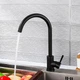 Смеситель для кухни Frap F40899-4 черный - изображение 2