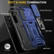 Ударостійкий чохол Camshield Army Ring для Samsung Galaxy S21 Синій/Navy - изображение 2