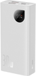 Powerbank Baseus Adaman2 30 W 10000 mAh White (PPAD080002) - obraz 2