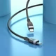Дата кабель HOCO X109 Type C to Type C Energy silicone charging 60W 2М Чорний - зображення 2