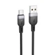 Дата кабель HOCO X109 Type C Energy silicone charging 3A 3М Черный - изображение 3
