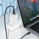 Дата кабель HOCO X109 Type C to Type C Energy silicone charging 60W 2М Чорний - зображення 4