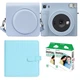 Подарунковий набір камера миттєвого друку Fujifilm Instax Square SQ1 Glacier Blue / Чохол блакитний / Фотоальбом блакитний (288 фото) / Фотопапір (20 знімків) - изображение 1