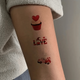 Набор "Любовь №2" из 10 временных тату по 12*7 см (Love-tattoo-mini-set-2-10) - изображение 3