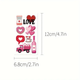 Набор "Любовь №2" из 10 временных тату по 12*7 см (Love-tattoo-mini-set-2-10) - изображение 5