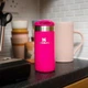 Термокружка 350мл, нержавіюча сталь STANLEY AEROLIGHT PINK VIBES 10-10788-092 - изображение 2
