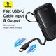 Powerbank Baseus Qpow Pro+ USB-C 10000 mAh 22.5 W Black (P10067101113) - obraz 12