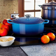 Garnek Le Creuset Signature owalny niebieski 27 cm (24147328162) - obraz 5