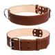 Кожаный двойной ошейник Collar Ш 45 мм Д 56-68 см Brown (03596) - изображение 1