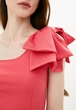 Женский костюм блуза с бантиком + юбка миди Подіум Bow 27928-PINK S Малиновый - изображение 3