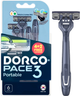 Бритви одноразові Dorco Pace 3 Portable для чоловіків 3 леза 6 шт (8801038612546) - зображення 1