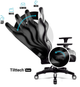 Игровое кресло Diablo X-Horn 2.0 Normal Size Black-White (5902560336986) - изображение 7