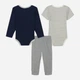 Детский комплект (боди 2 шт + штанишки) для новорожденных мальчиков Tommy Hilfiger 888378347 62 см Разноцветный (1159823167) - изображение 2