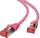 Патч-корд Helos S/FTP Cat 6 30 m Pink (4005938180509) - зображення 1