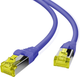 Przewód krosowy Helos S/FTP Cat 6a 30 m Purple (4005938910540) - obraz 1