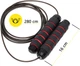 Скакалка скоростная для кроссфита Cornix Speed Rope Classic XR-0150 Черно-красная - изображение 3