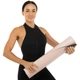 Коврик для фитнеса и йоги Bloom Yoga Mat 7030 размер 183x61x0,5см White - изображение 6