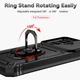 Протиударний броньований чохол із захистом камери для Samsung Galaxy A24 (A245) Armor Case Keysion black - изображение 7