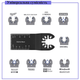 Насадки на реноватор полотна пильные аксессуары для мультиинструмента 72 шт - изображение 2