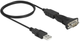 Адаптер Delock Type-A - USB 2.0 Type-A/RS-232 0.8 m Black (4043619662821) - зображення 3