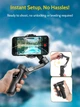 Стабилизатор ручной стедикам 3-х осевой для телефона AOCHUAN Professional Gimbal Stabilizer SMART X Pro - изображение 9