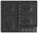 Варильна поверхня Gorenje G 642 AB Газова 4 конфорки Чорний - изображение 1