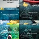 Эхолот для рыбалки Lucky FF718Li-CD. Беспроводной/Проводной. 3-х луч. Обзор 90/20/60°. Локация 45/100м. Цвет. - изображение 4
