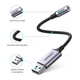 Звуковая карта Ugreen CM477 USB AUX jack TRRS Mic + Ear KT0210 25см Black (30757) - изображение 5