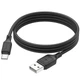 Дата кабель Hoco X90 Cool silicone USB to Type-C (1m) Black - изображение 3